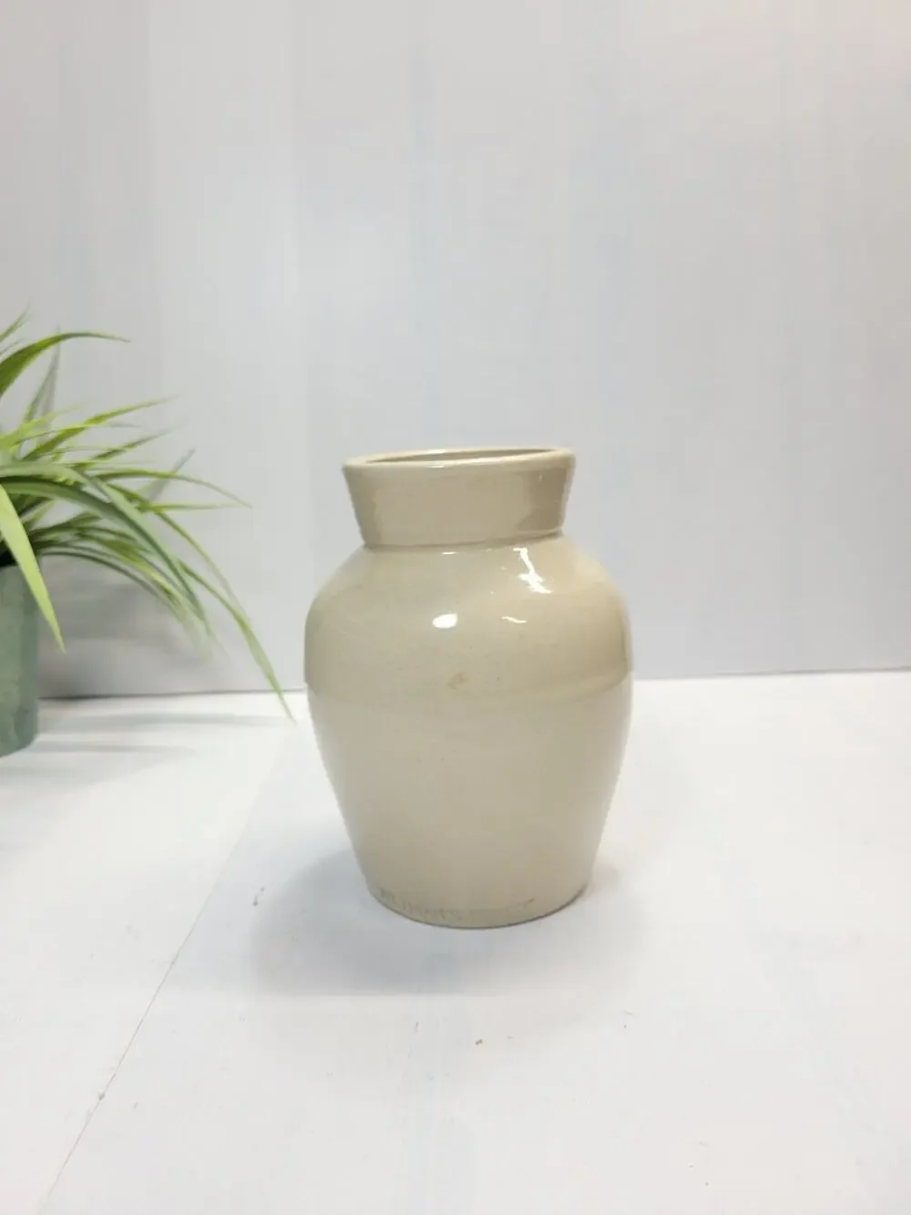 Vintage Weyman Copenhagen Snuff Jar Stoneware Crock Pottery Vase Primitive Decor